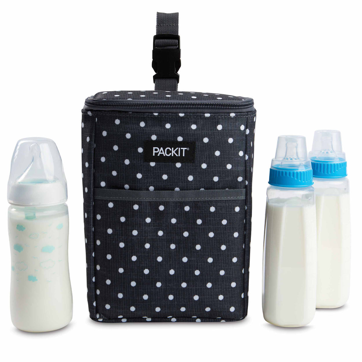 freezable-double-baby-bottle-bag-y2 2023_Double-Bottle-Bag_Polka-Dots_Front_Food-Combo_3-Bottles_Lores.jpg